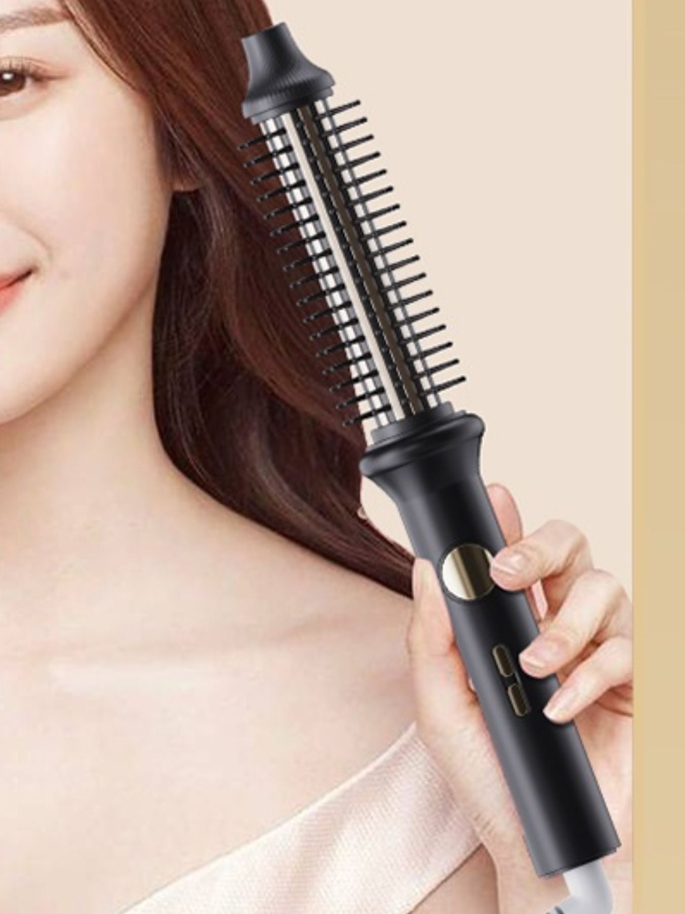 Rotating Heated Straightening Comb