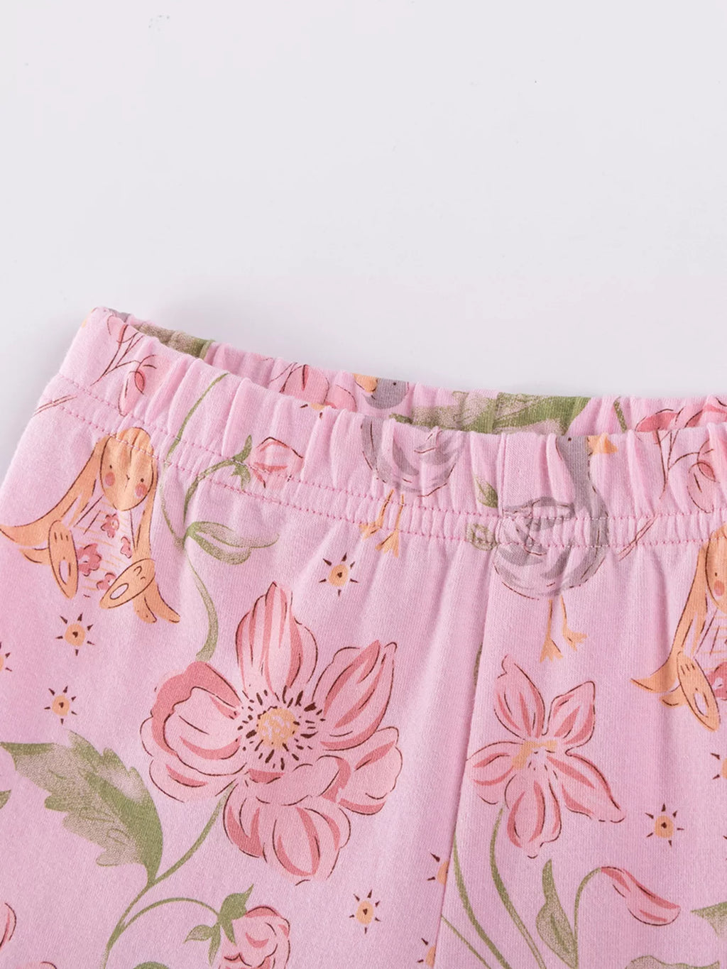 Children's Bunny Short Sleeve Tee and Shorts Set