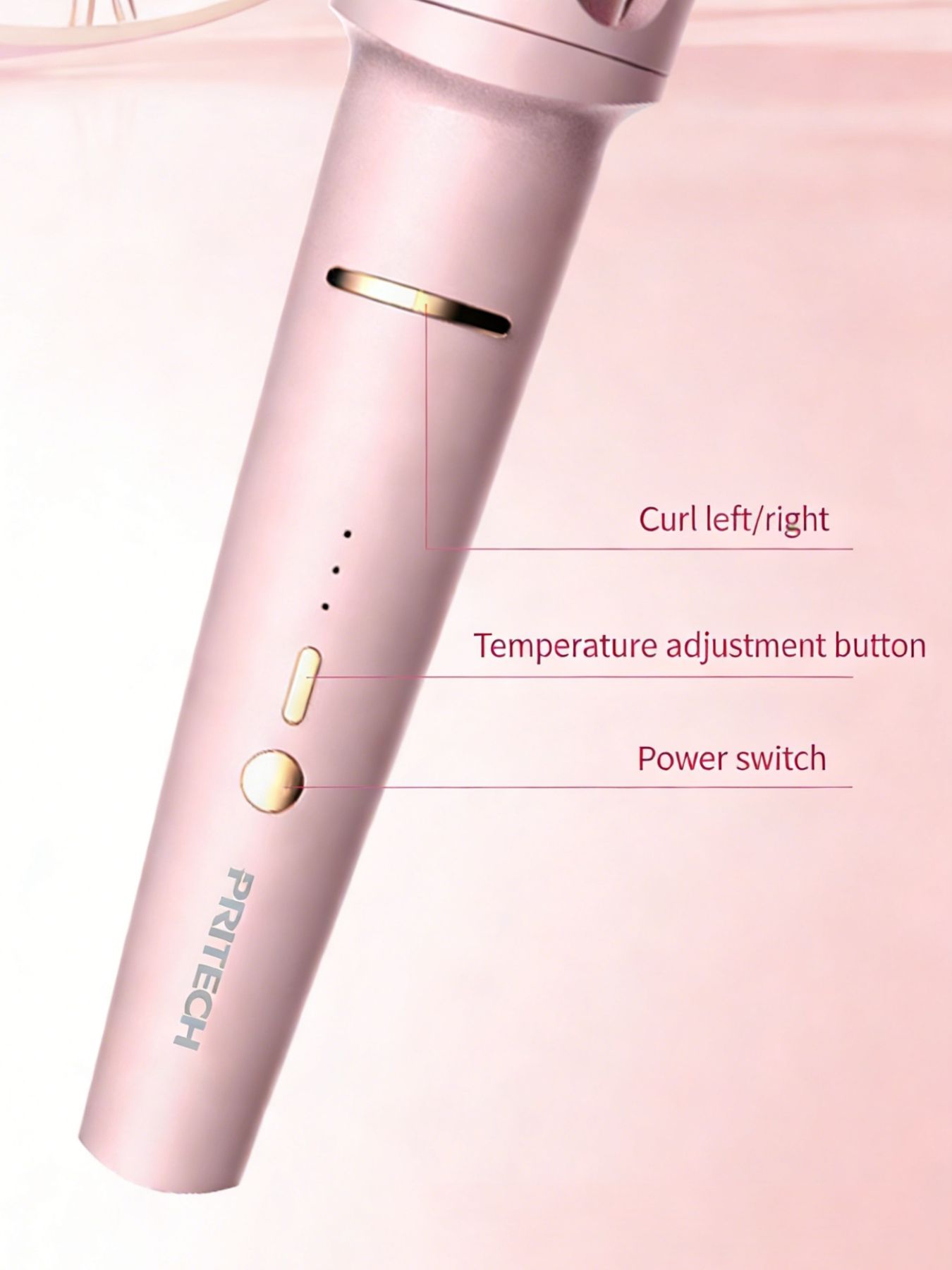 Automatic Rotating Hair Curling Iron