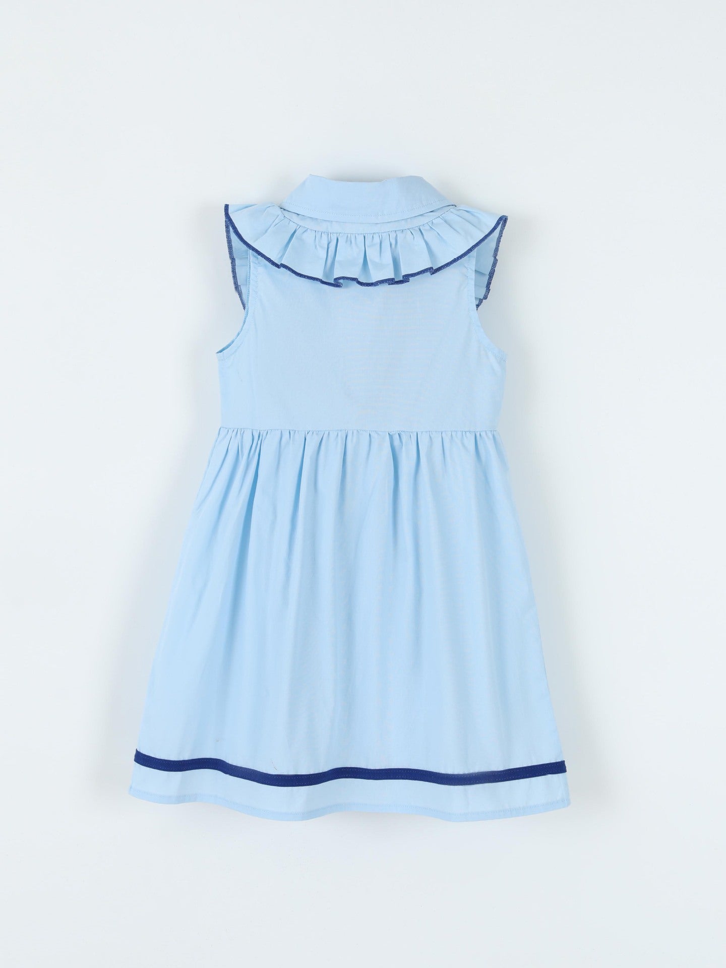 Children's Button Front Sleeveless Dress