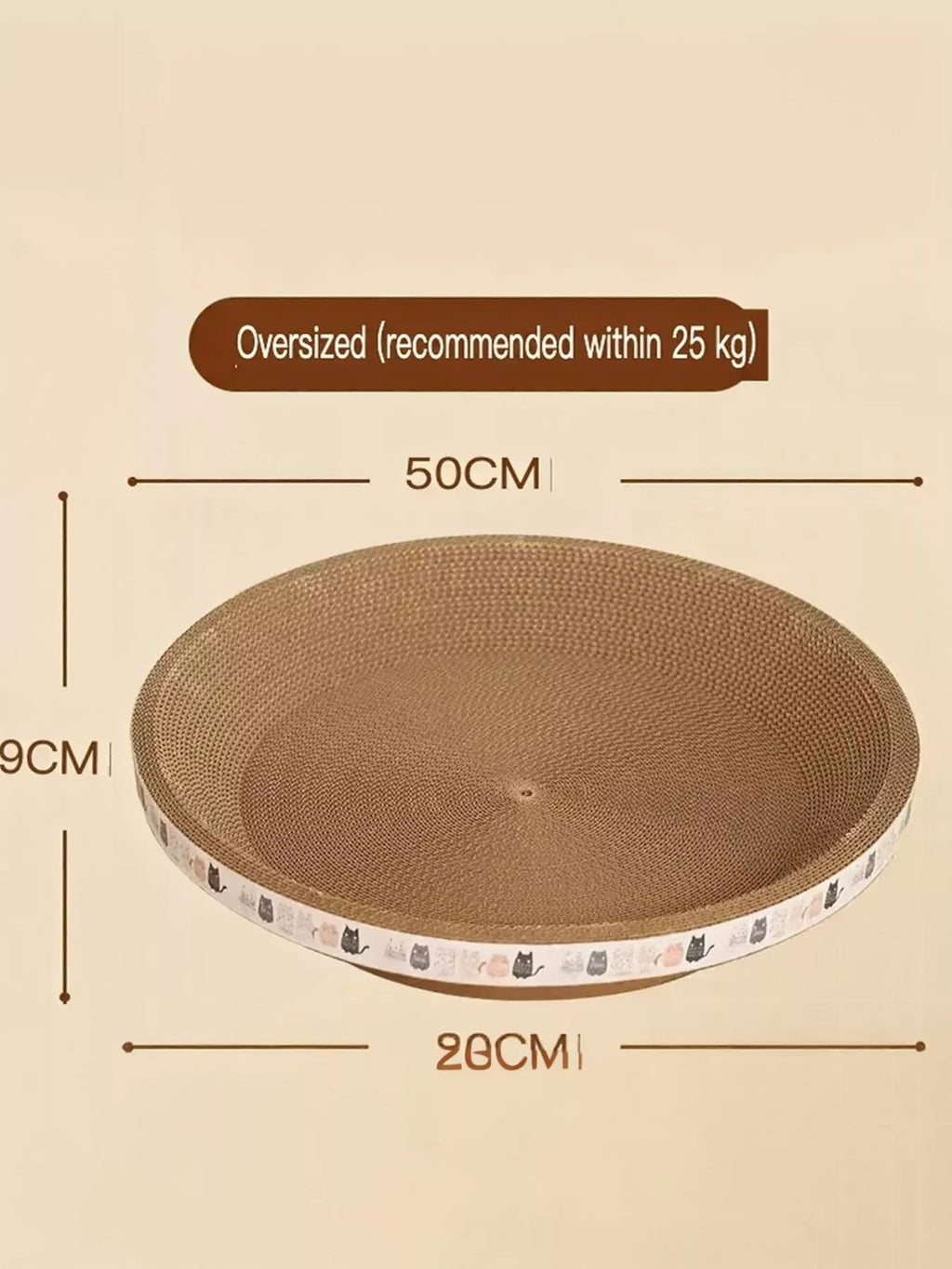 Wear-Resistant Cat Scratching Lounge Bed