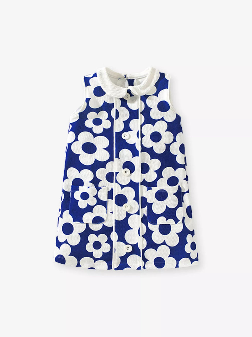 Children's Floral Print Sleeveless Dress