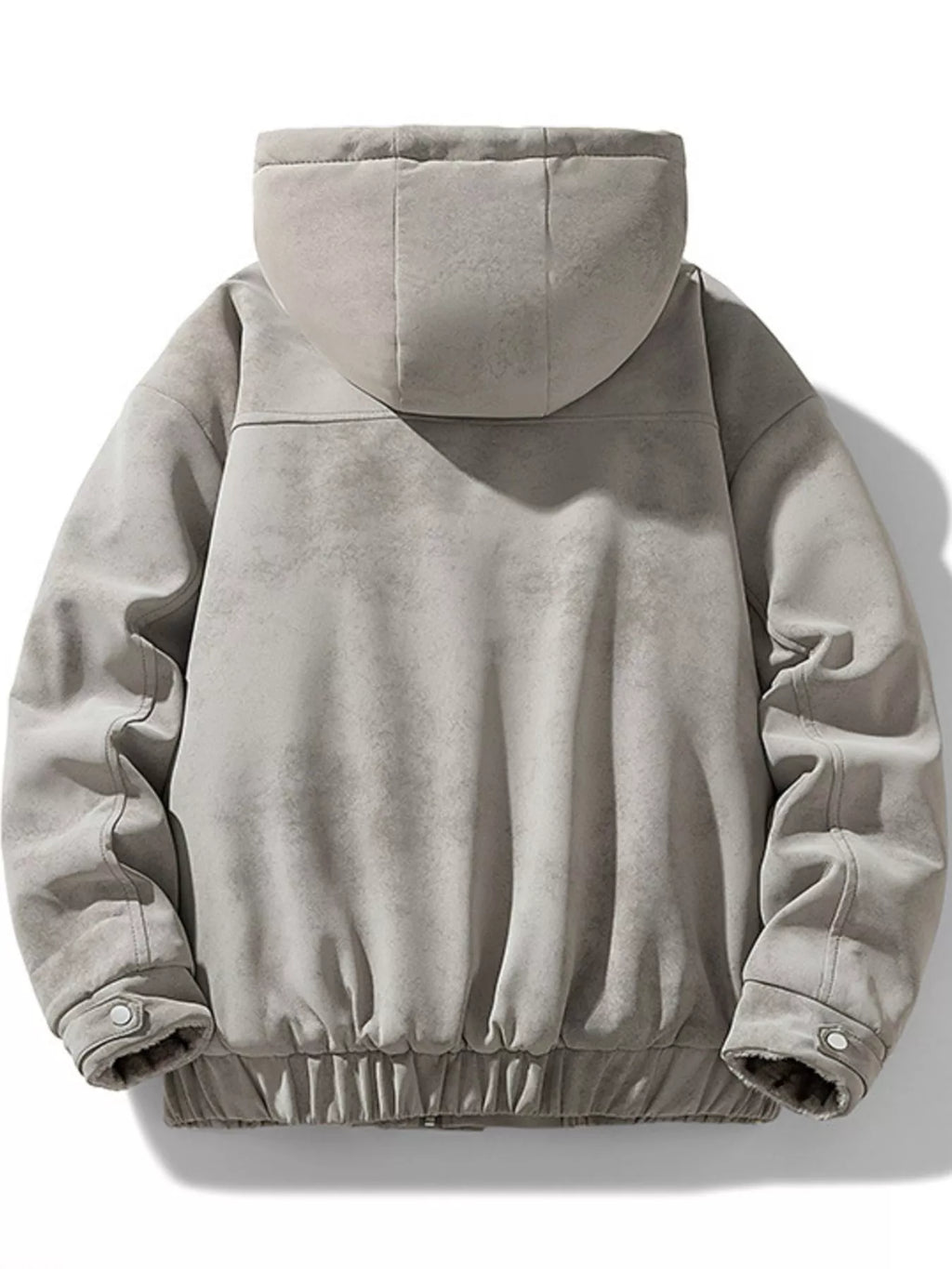 Men's Plus Size Hooded Fleece Lined Winter Jacket