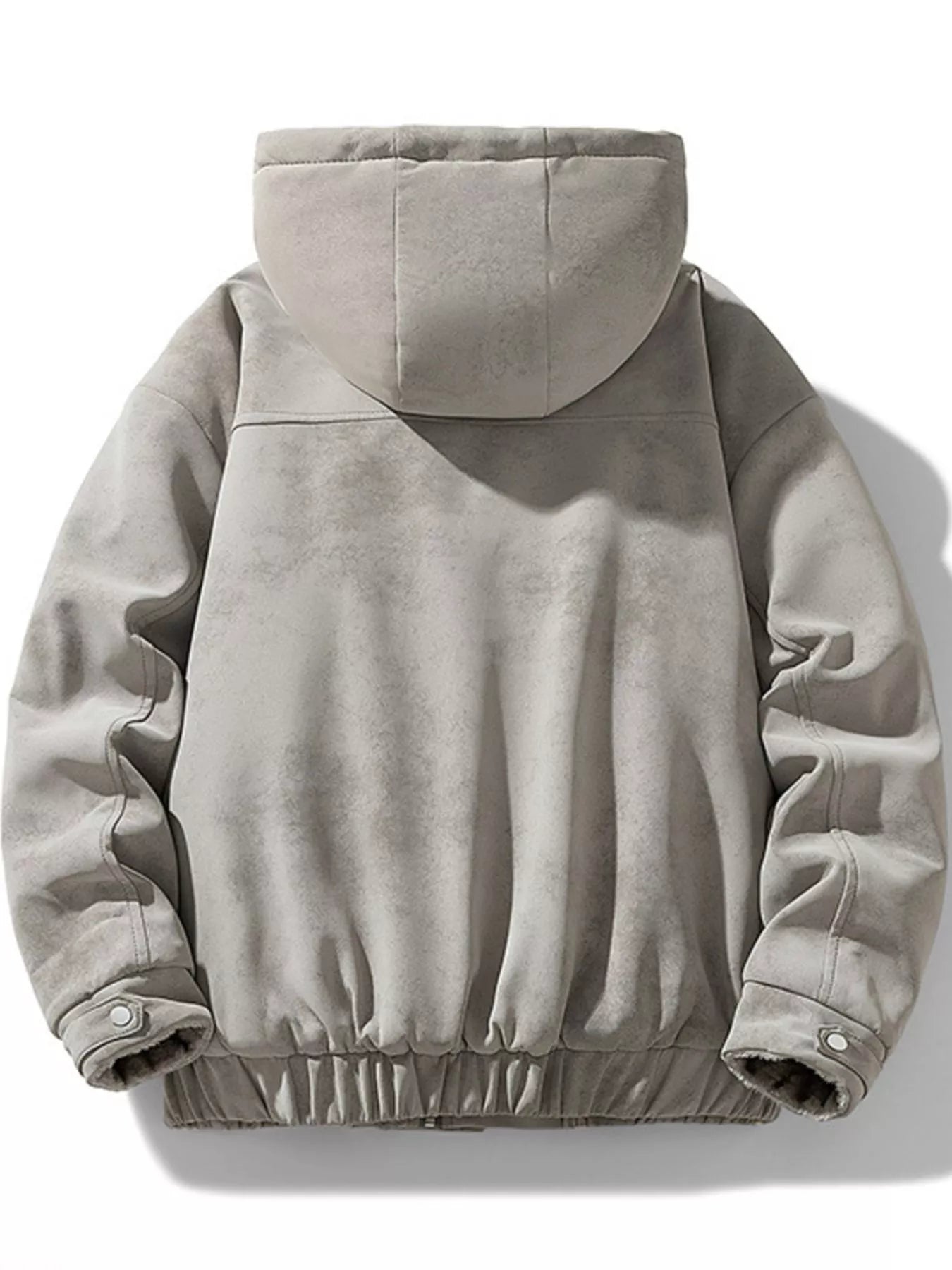 Men's Plus Size Hooded Fleece Lined Winter Jacket