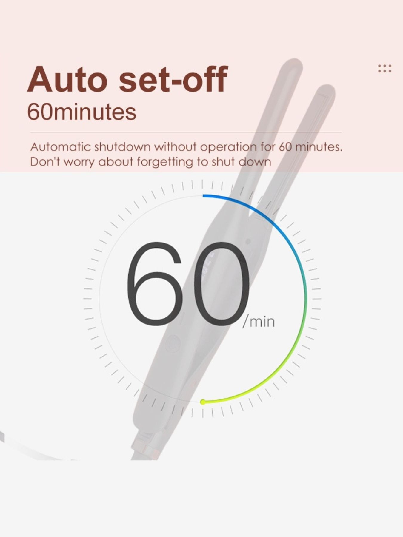 LED Temperature Adjustable Straightener
