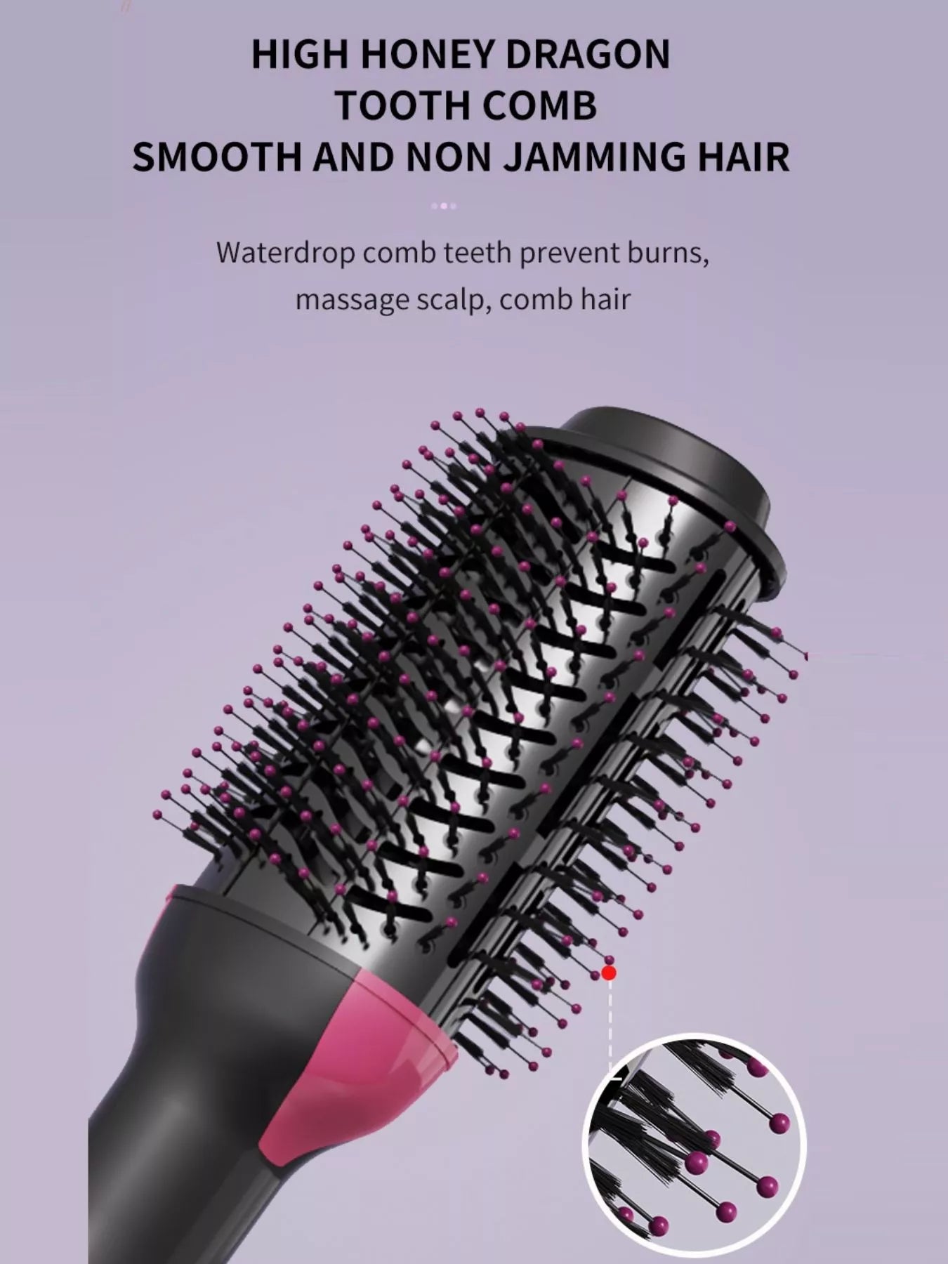 Multifunctional Hot Air Straightening Comb
