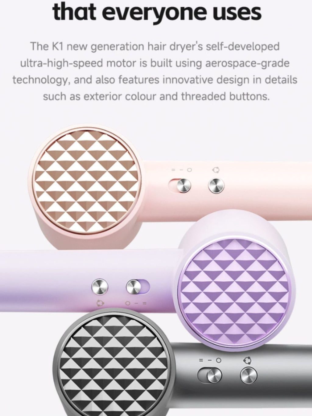 Lightweight High-Speed Hair Dryer