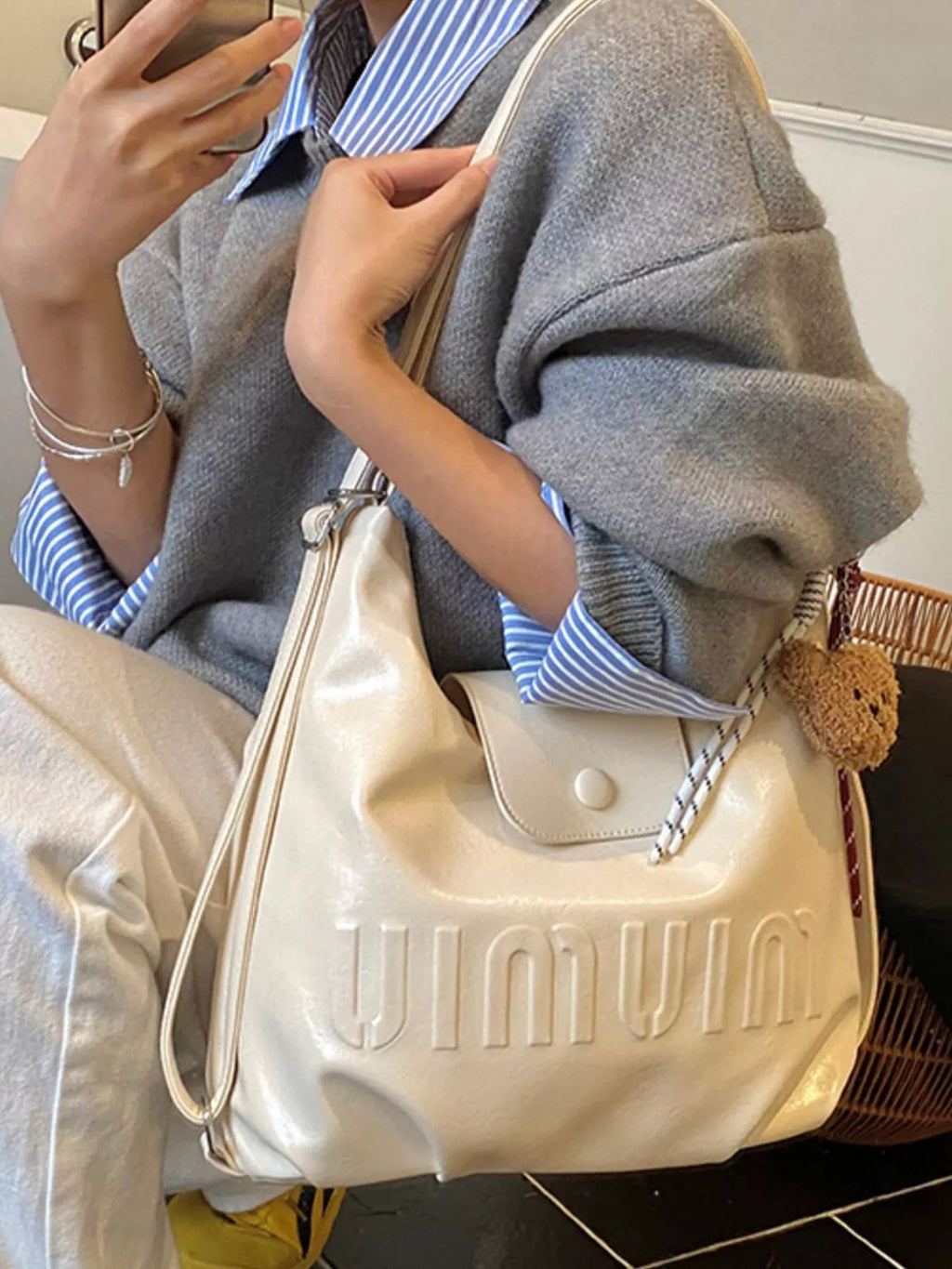 Adjustable Strap Convertible Shoulder Bag