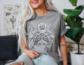 Moth Celestial Cosmic Winged Moth Galaxy Nebula Pattern With Stars Comfort Colors Tee