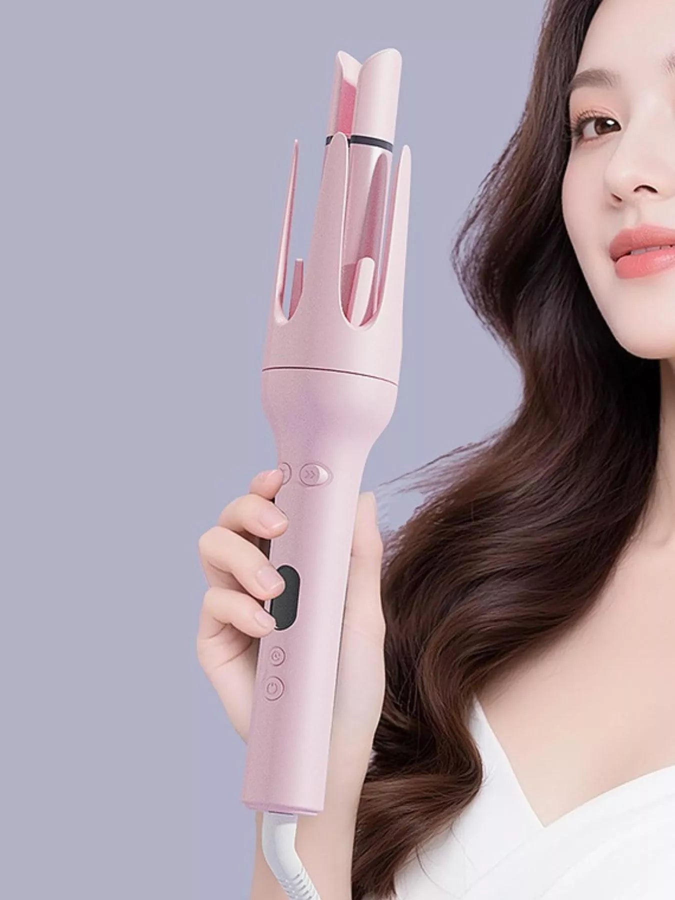 Automatic Rotating Ceramic Hair Curling Iron