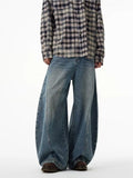 Men's Full Size Wide Leg Jeans Plus Size