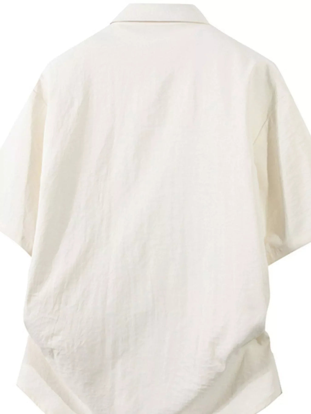 Men's Plus Size Casual Short Sleeve Button-Down Shirt