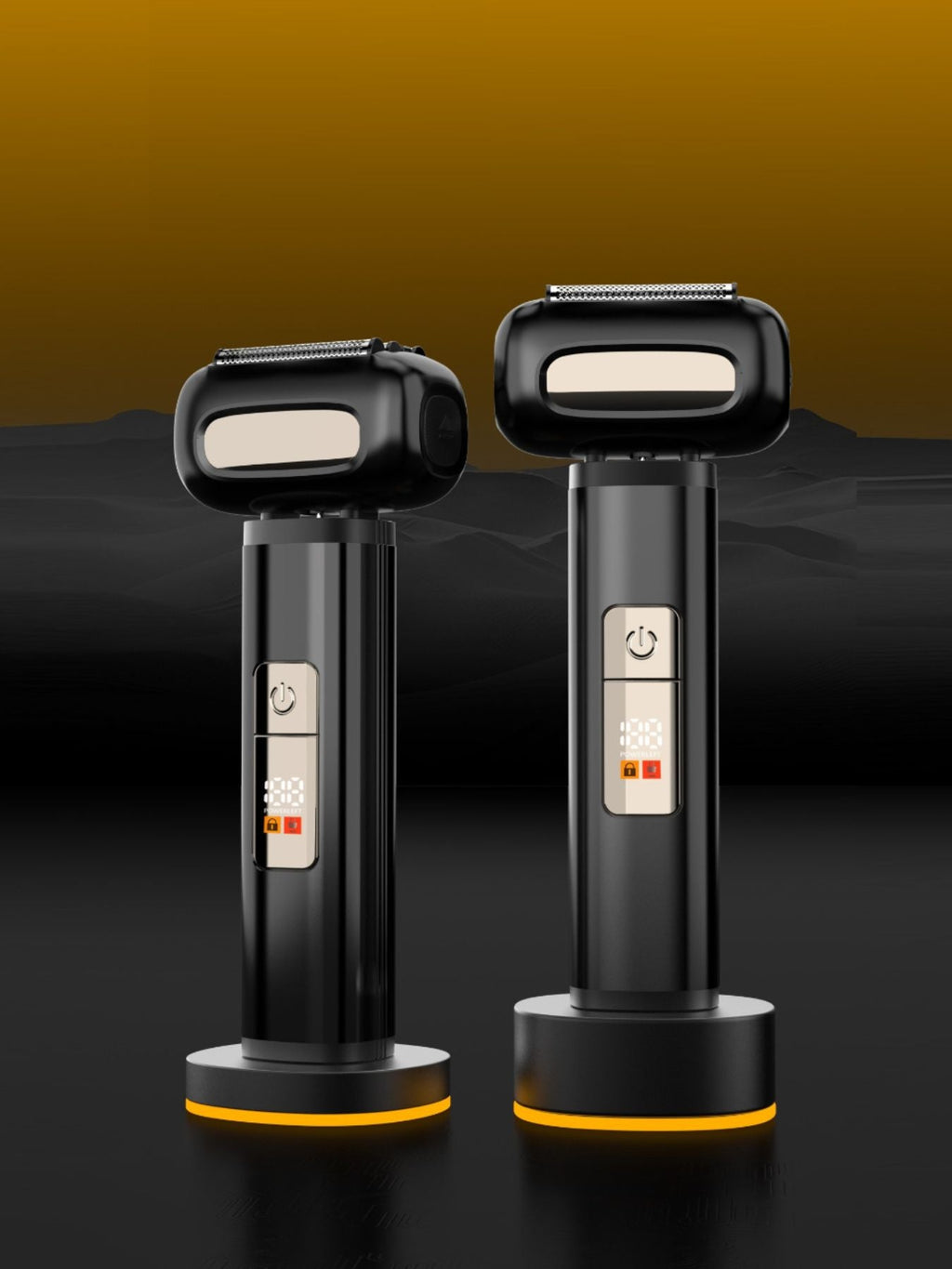 Rechargeable Electric Foil Shaver with Digital Display