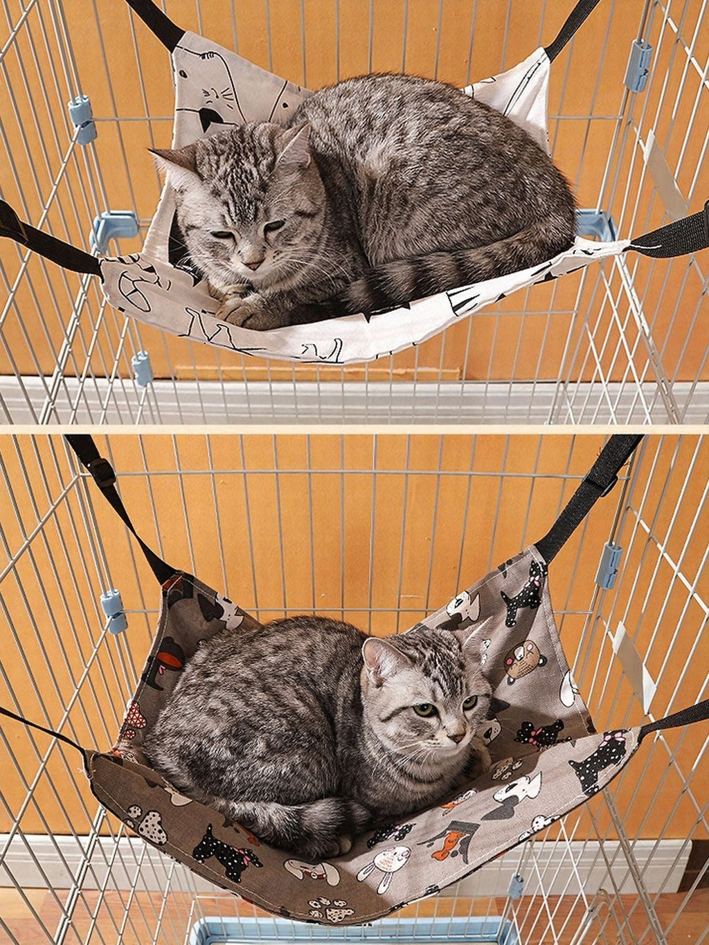 Comfortable Hanging Pet Hammock with Adjustable Straps