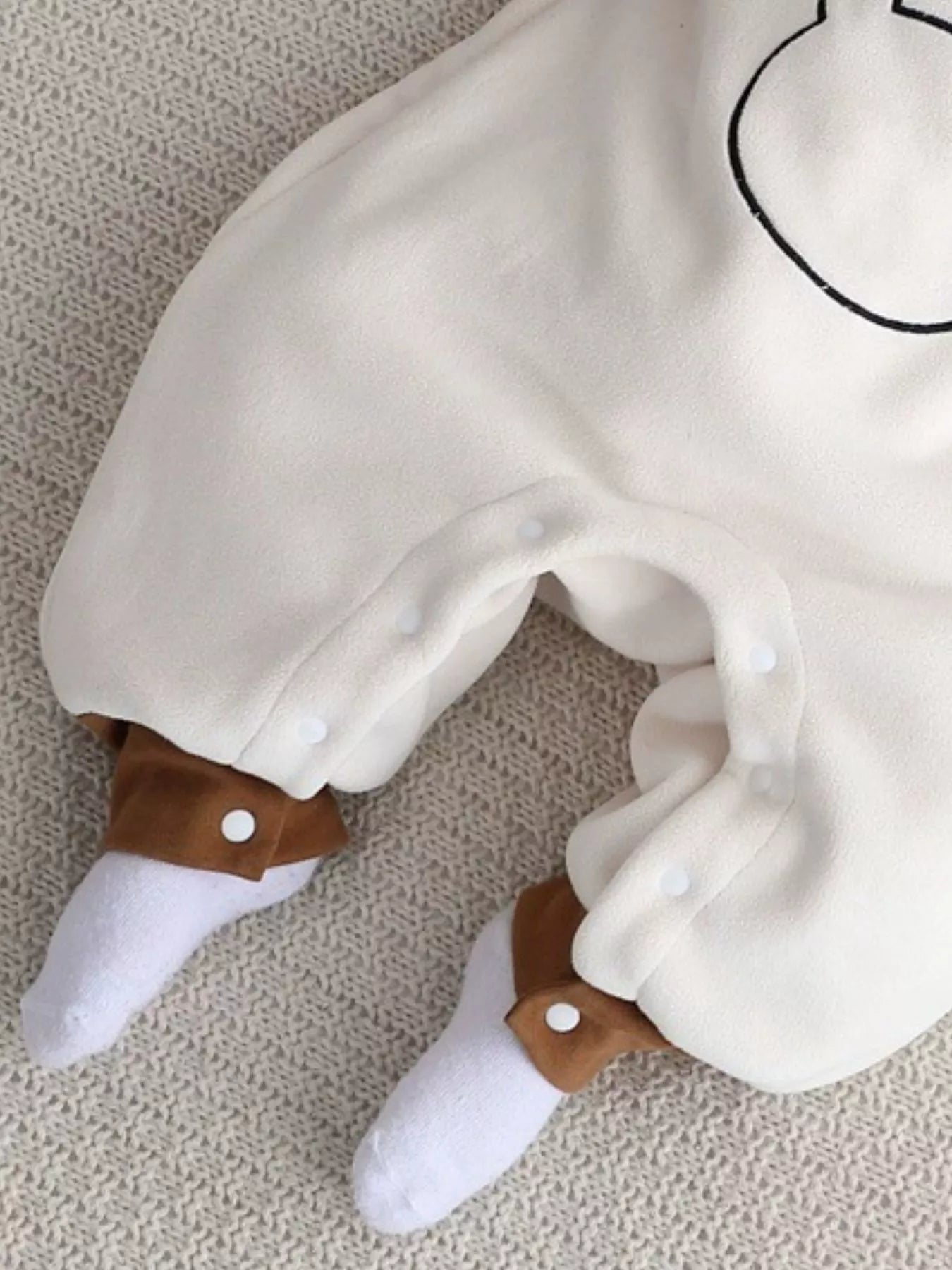 Children's Cute Bear Long Sleeve One-Piece