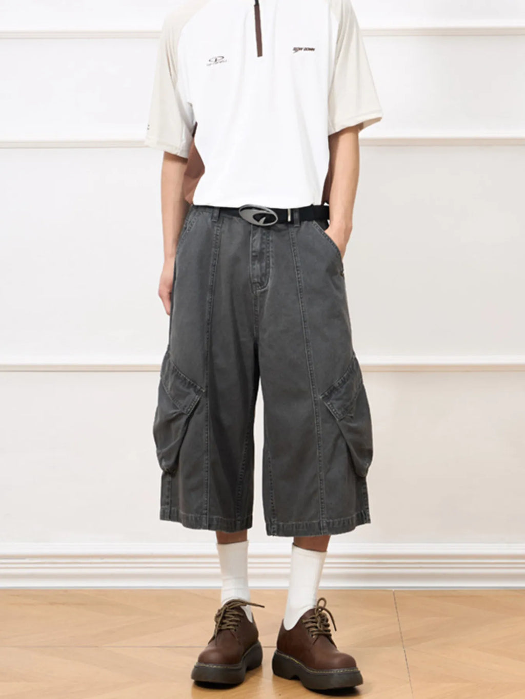 Men's Vintage Washed Cargo Shorts