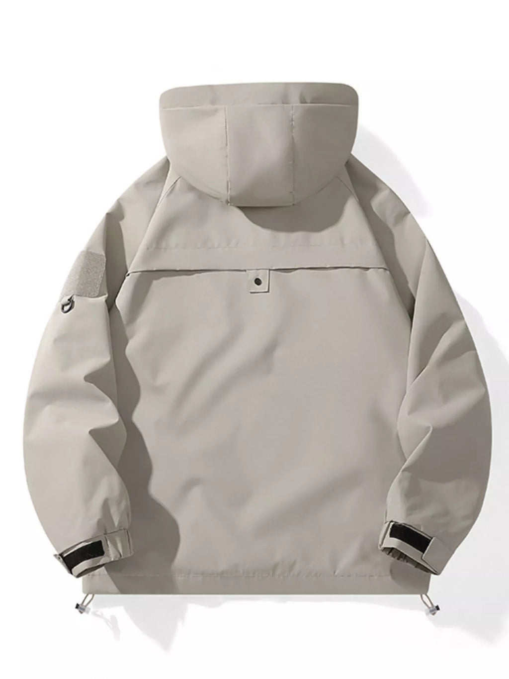 Men's Full Size Hooded Windproof Outdoor Jacket Plus Size