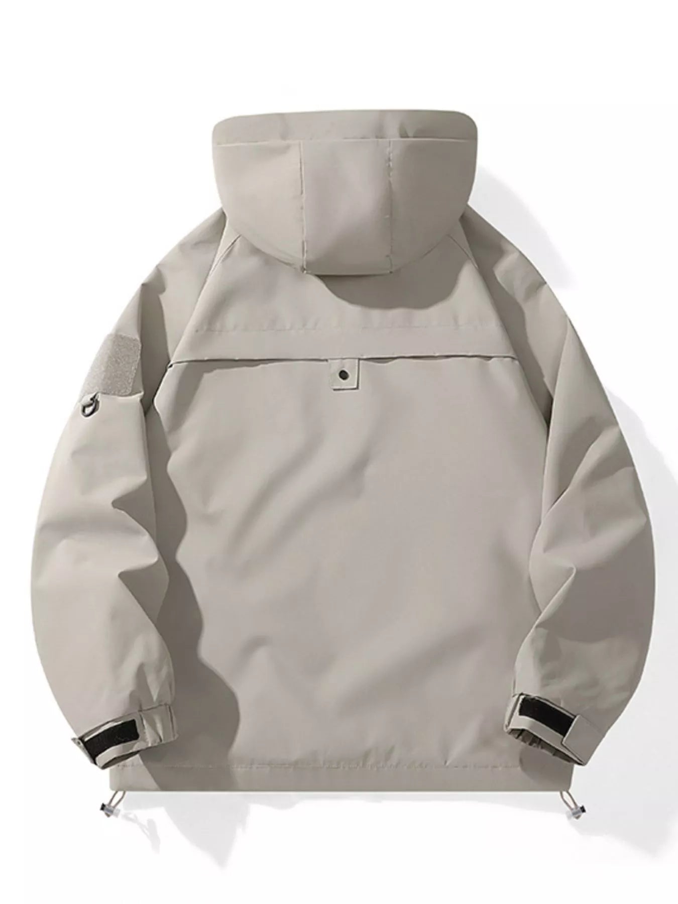Men's Full Size Hooded Windproof Outdoor Jacket Plus Size