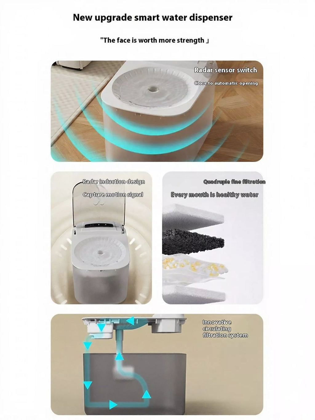 Automatic Pet Water Fountain