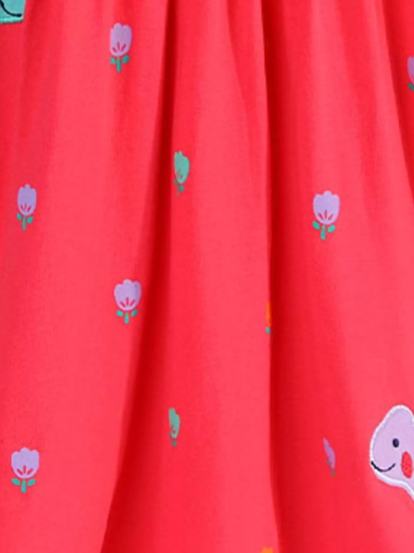 Children's Dinosaur Button-Front Dress