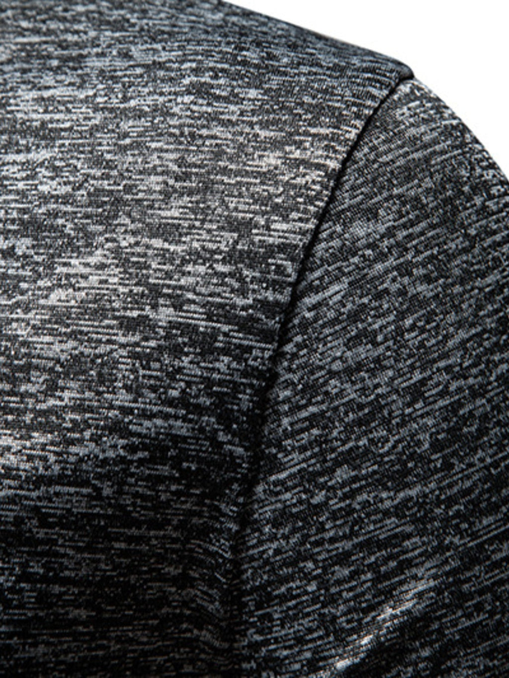 Men's Heathered Short Sleeve Hooded T-Shirt