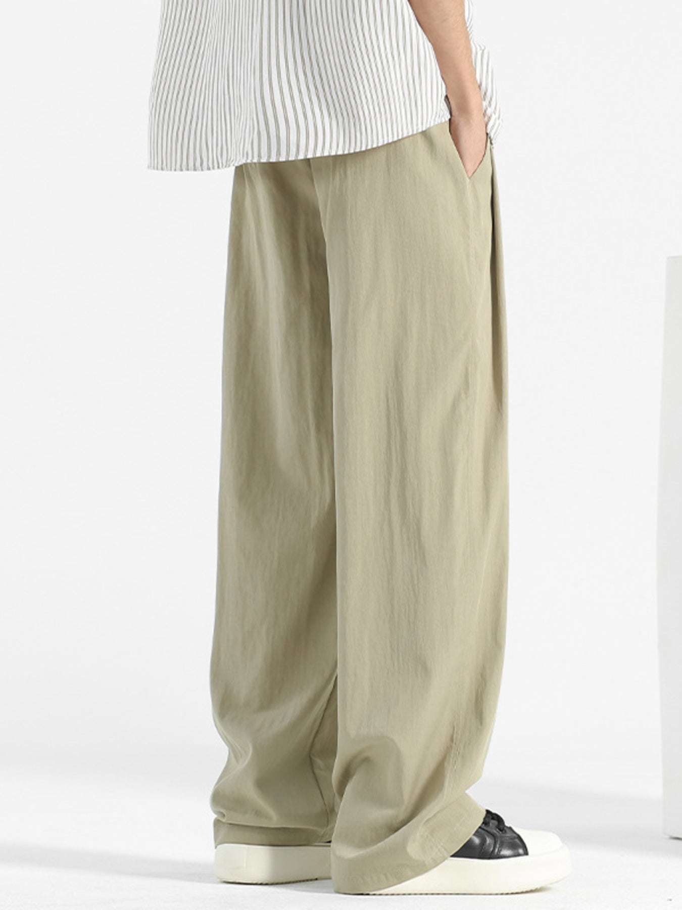 Men's Plus Size Loose Fit Drawstring Casual Pants