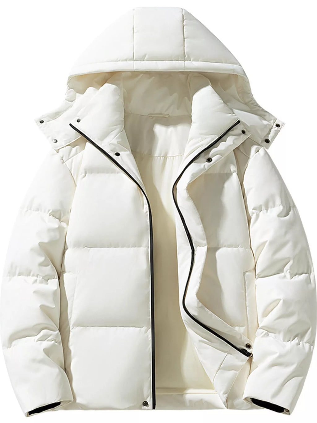 Men's Plus Size Hooded Padded Winter Coat