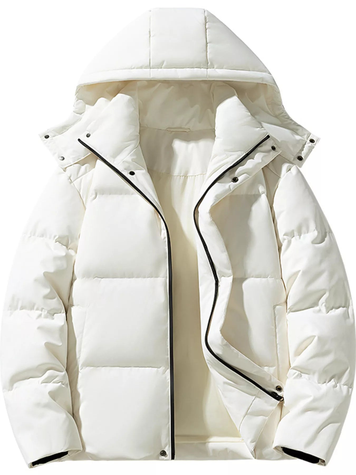 Men's Plus Size Hooded Padded Winter Coat