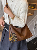Leather Adjustable Strap Shoulder Bag