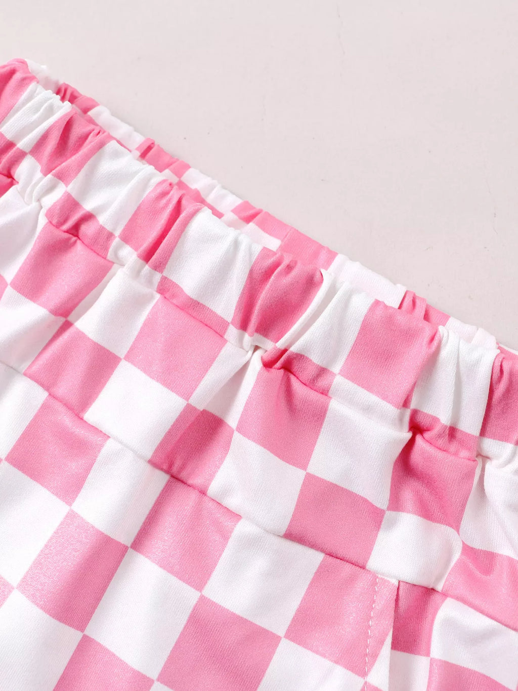 Children's Daddy's Girl Graphic Tee & Checkered Shorts Set
