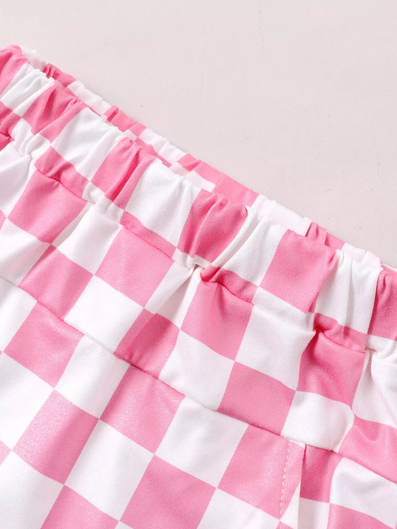 Children's Daddy's Girl Graphic Tee & Checkered Shorts Set