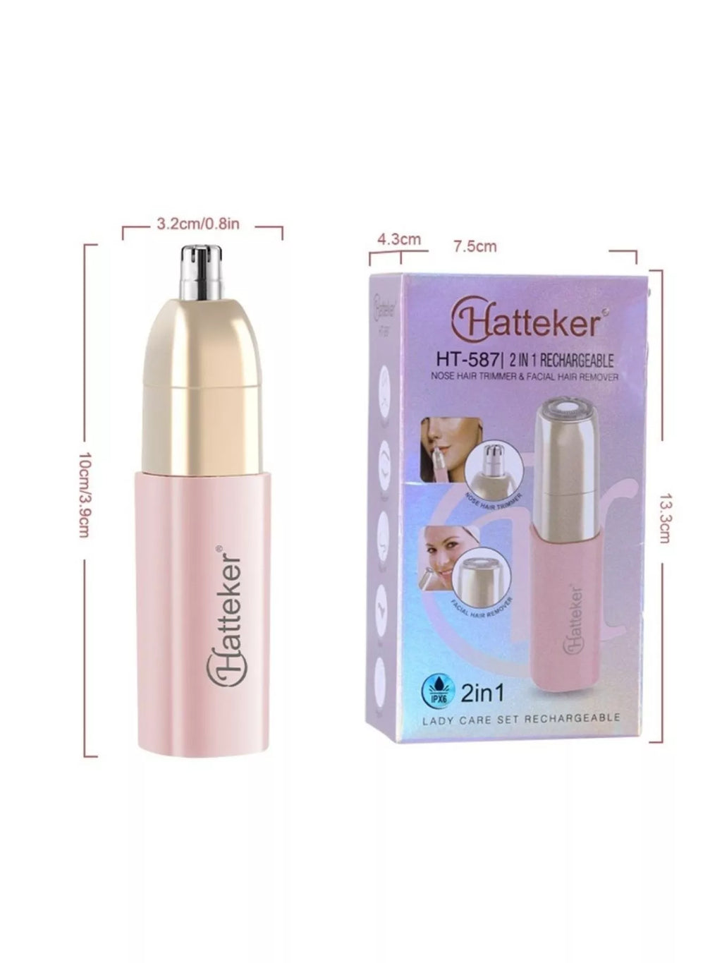 Painless 2-in-1 Hair Remover
