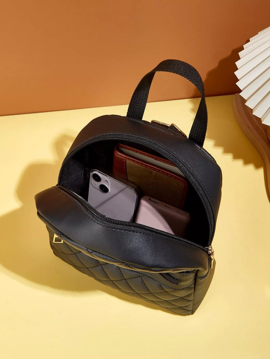 Quilted Lightweight Backpack Bag