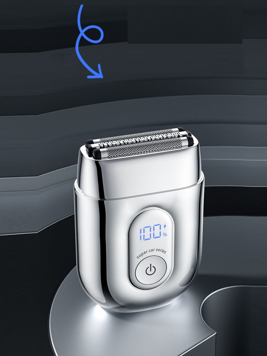 Portable Mini Shaver with LED Display
