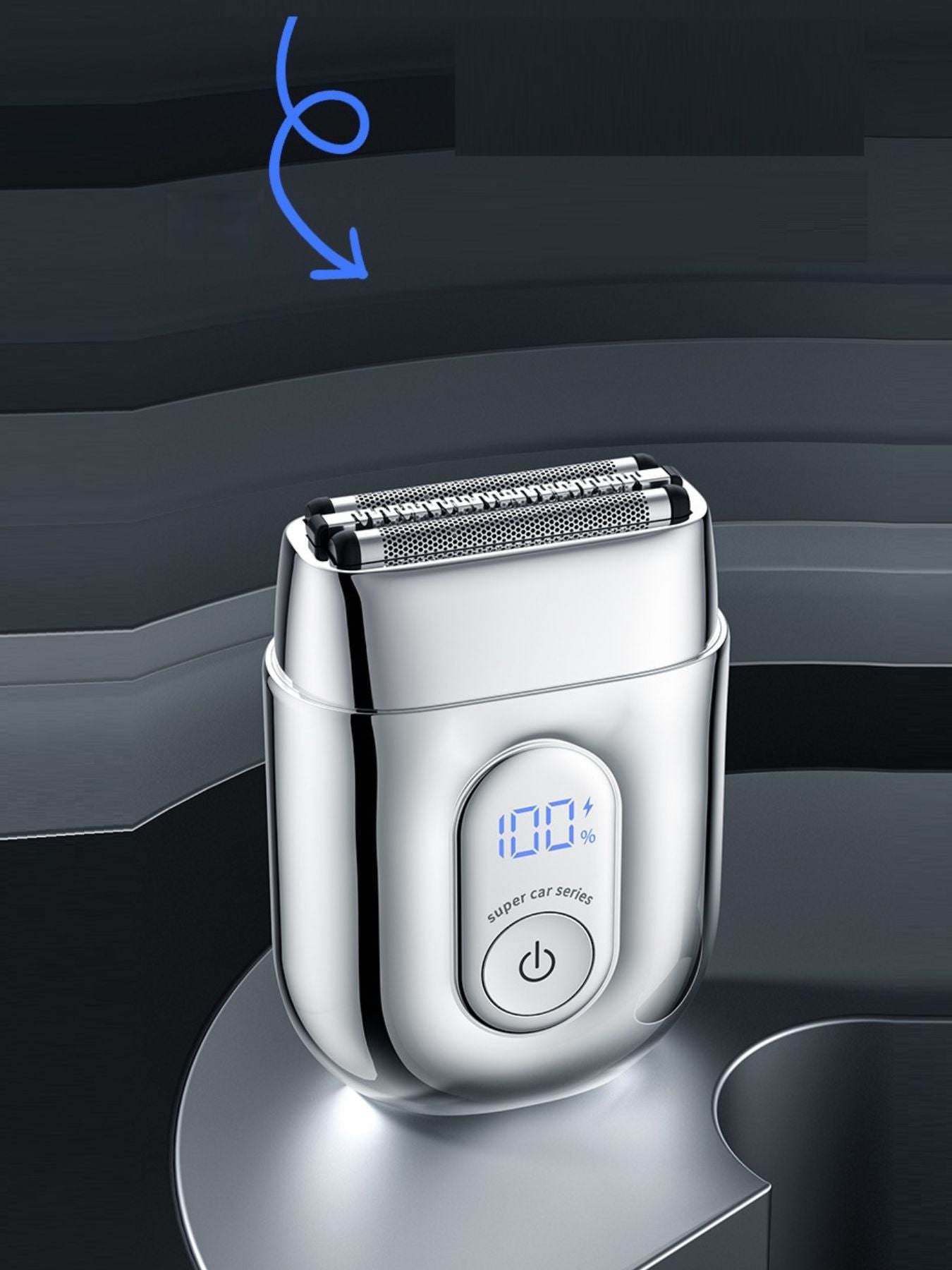 Portable Mini Shaver with LED Display
