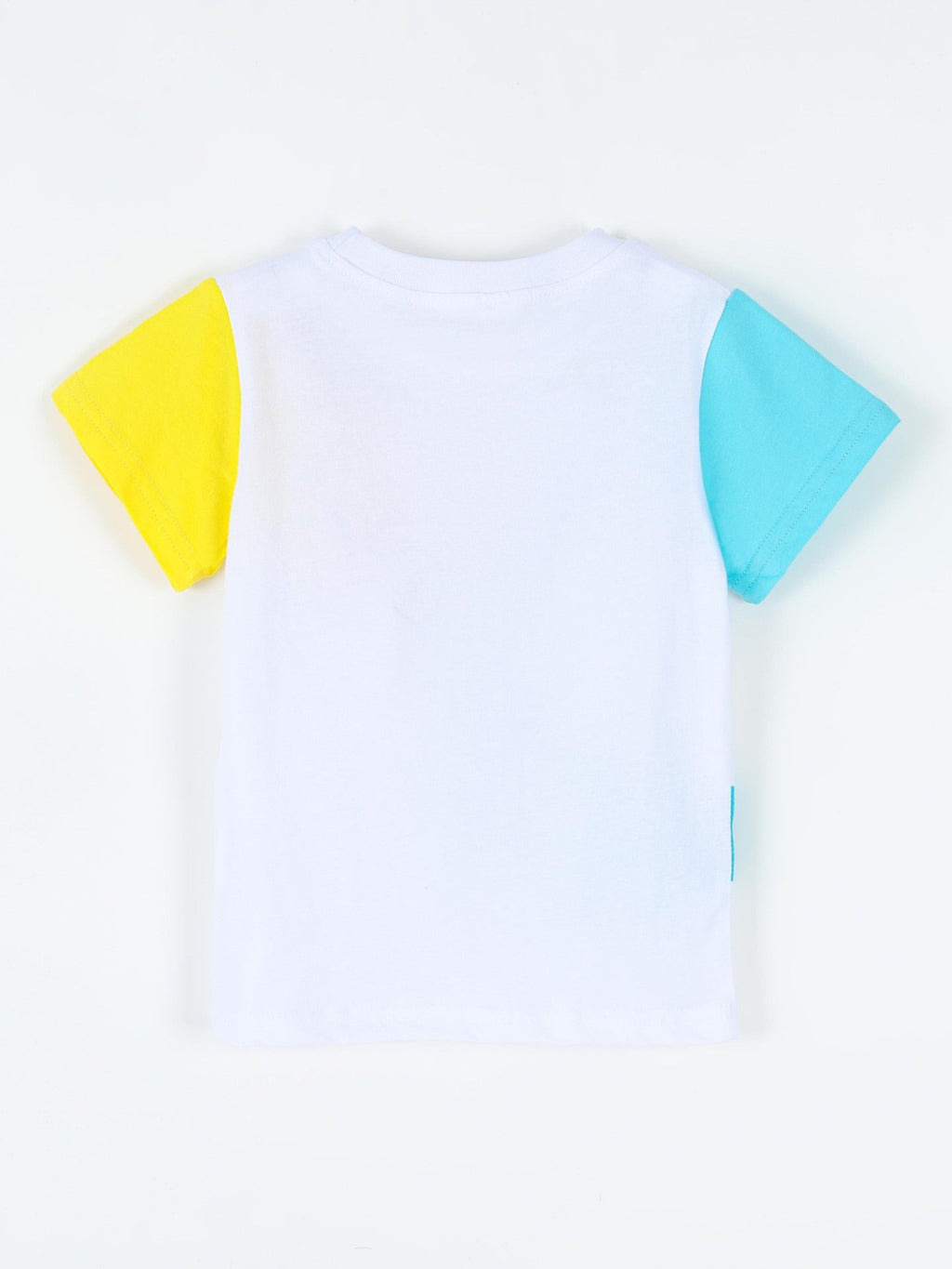 Children's Animal Print Color Block T-Shirt