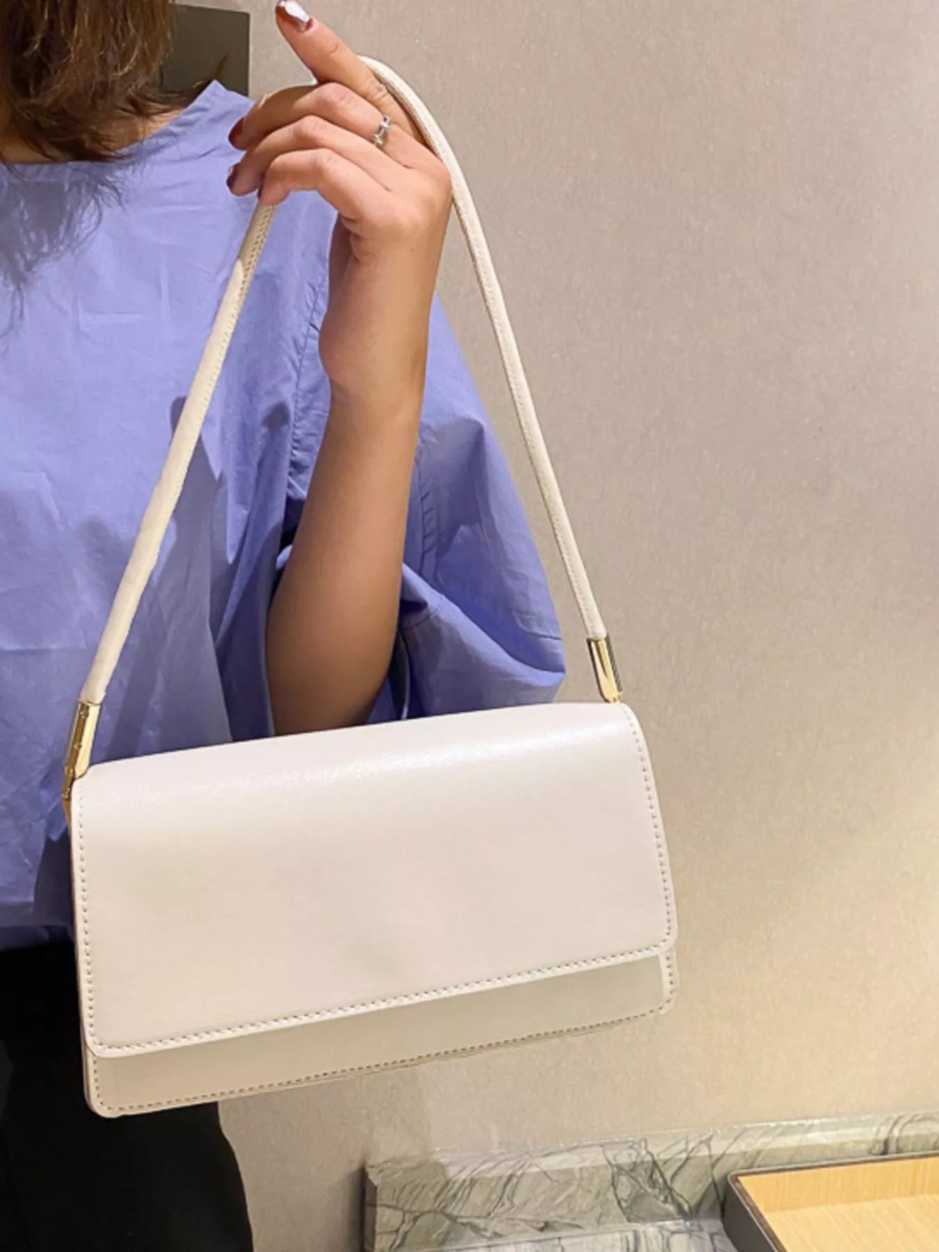 PU Leather Shoulder Bag