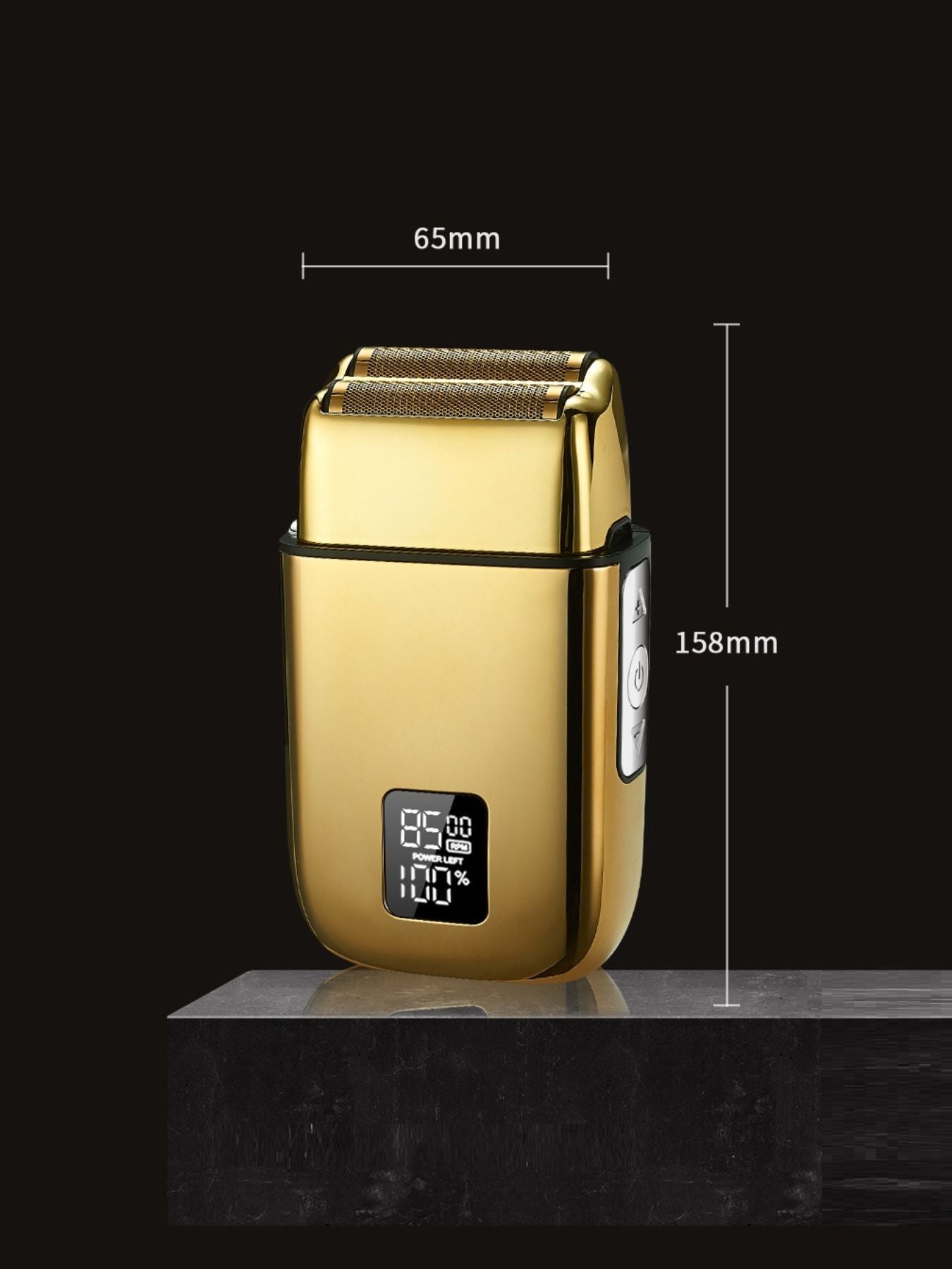 Rechargeable Electric Foil Shaver with Digital Display