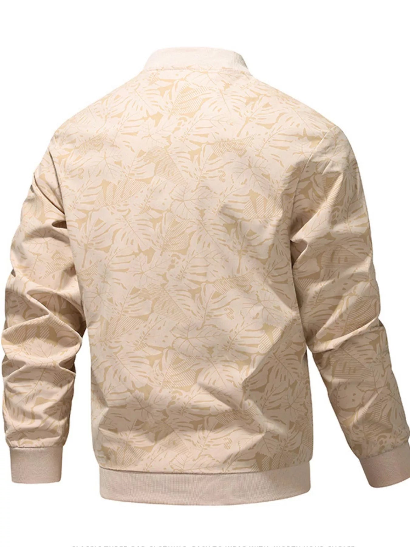 Men's Plus Size Zip Up Lightweight Bomber Jacket