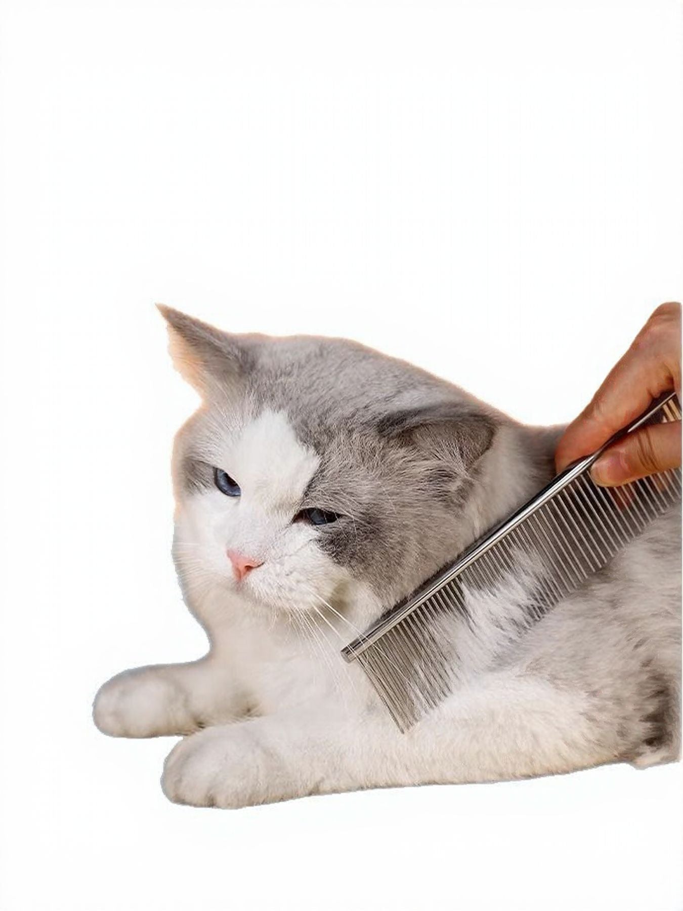 Stainless Steel Pet Grooming Comb for Hair Removal