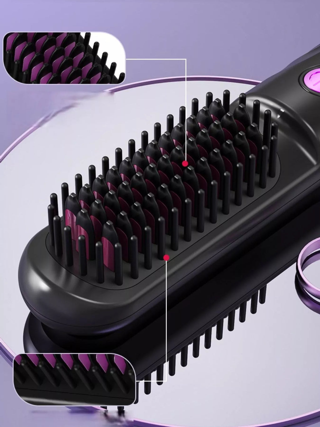 Portable Heated Straightening Comb