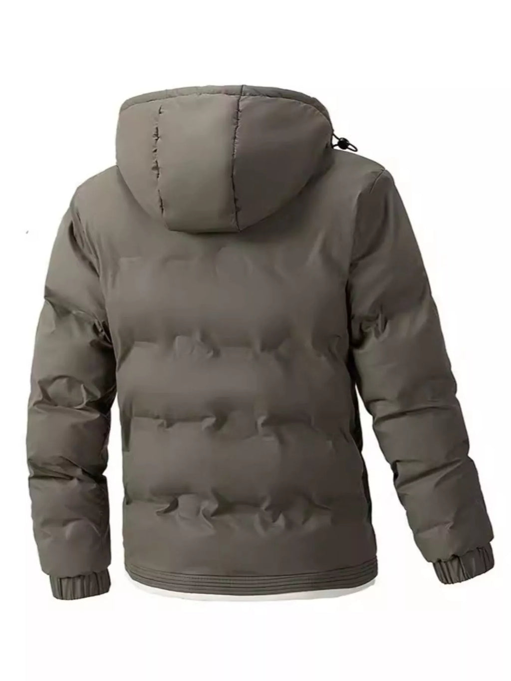 Men's Plus Size Warm Padded Hooded Puffer Jacket