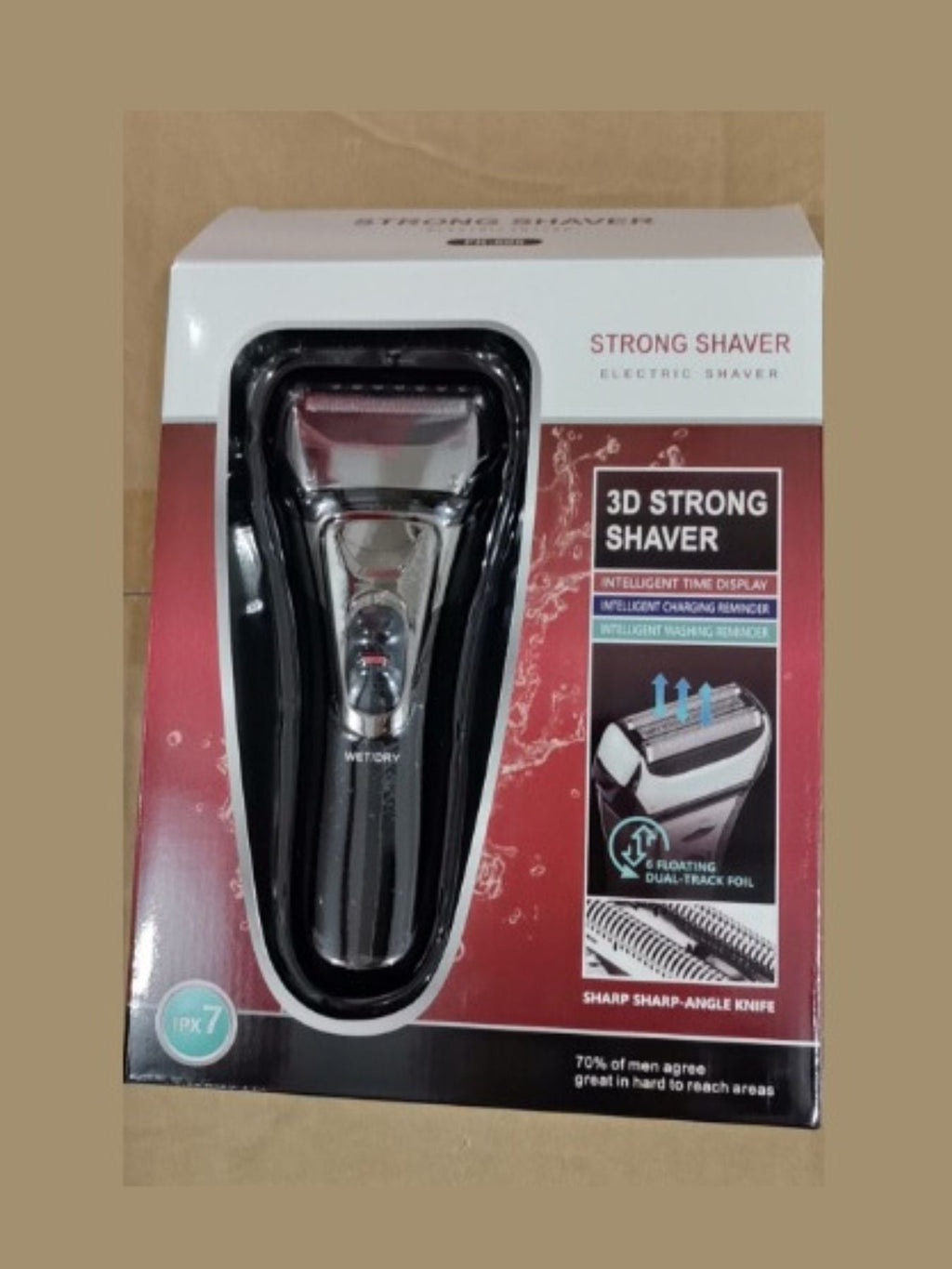 Electric Shaver with Digital Display