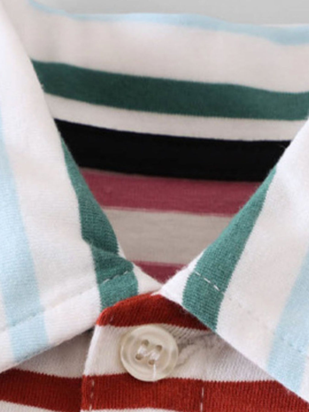 Children's Striped Polo and Shorts Set
