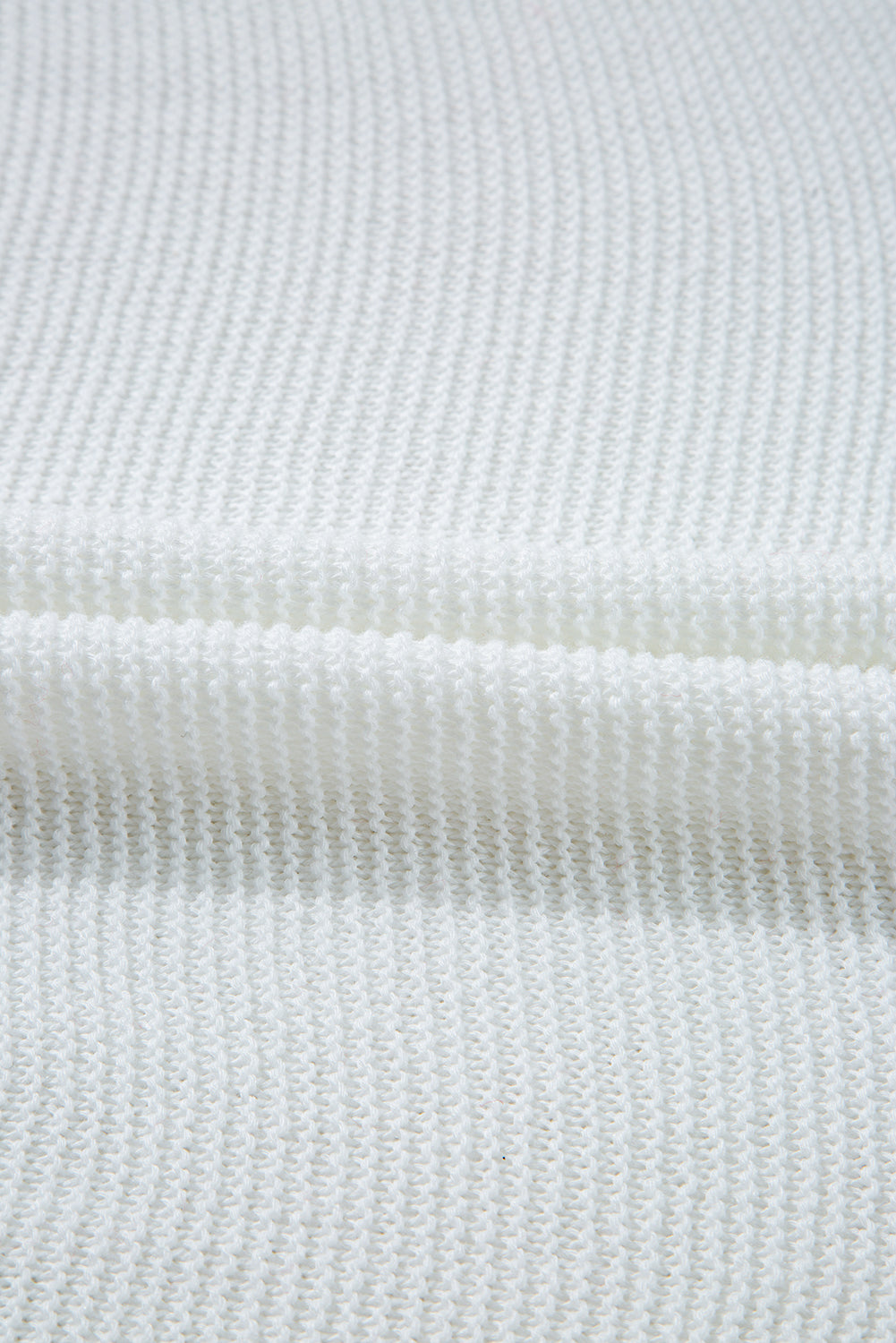 Jet Stream Solid Color Sweater Tee with Side Slits