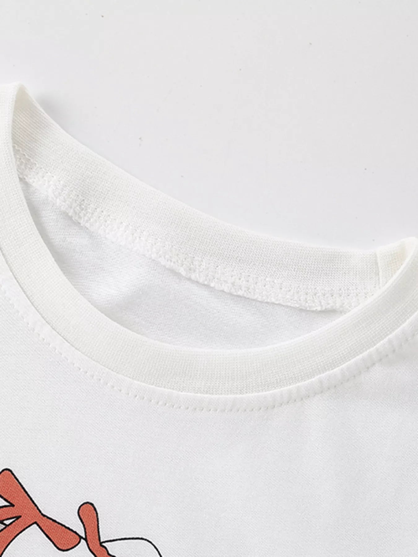 Children's Cute Bunny Graphic Short Sleeve T-Shirt