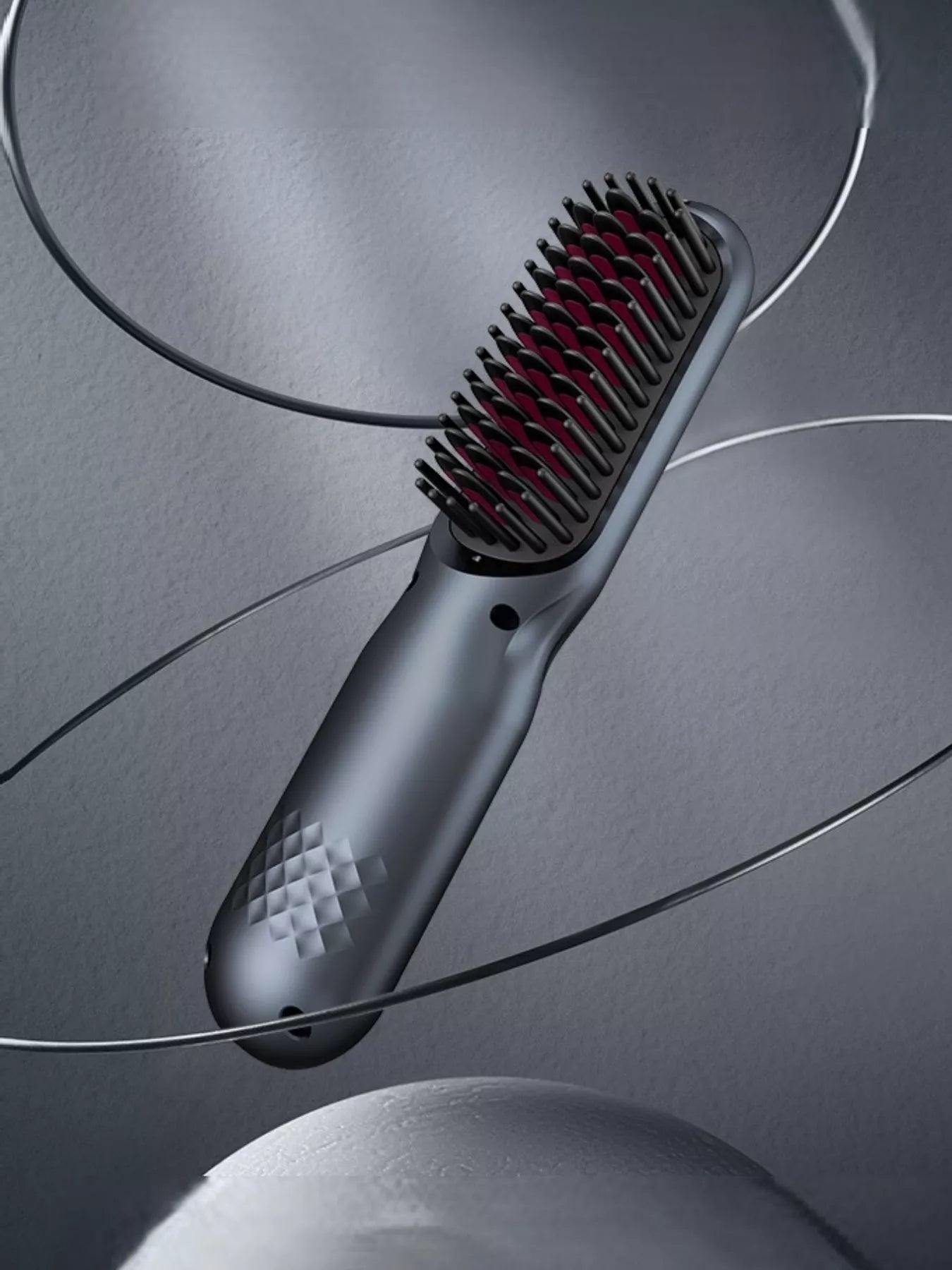 Adjustable Temperature Hair Straightening Comb