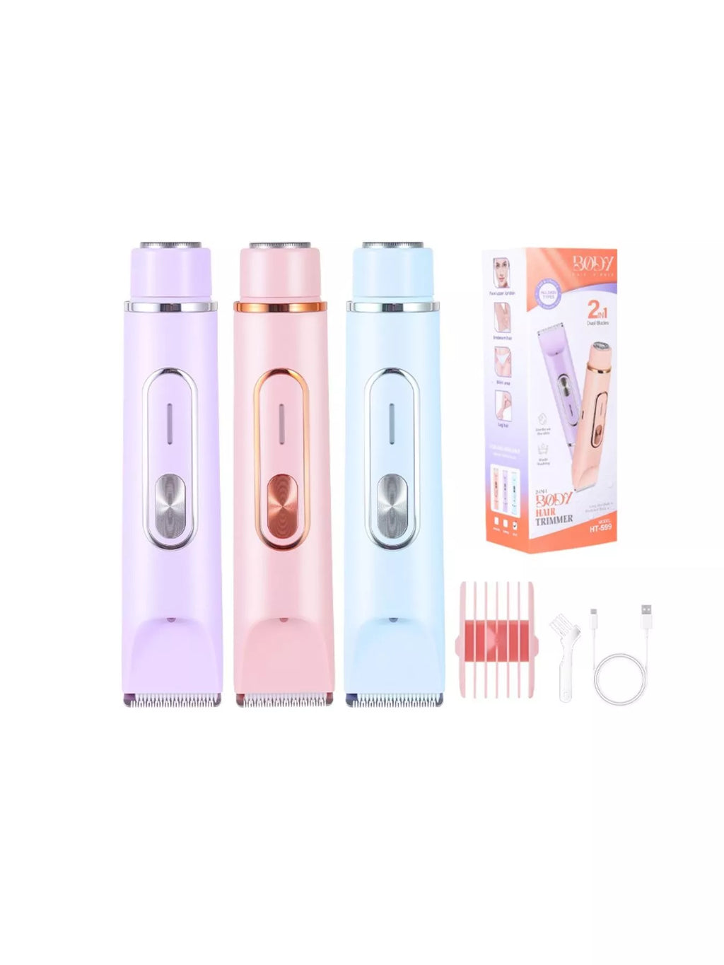 Painless Double-Head 2-in-1 Hair Removal
