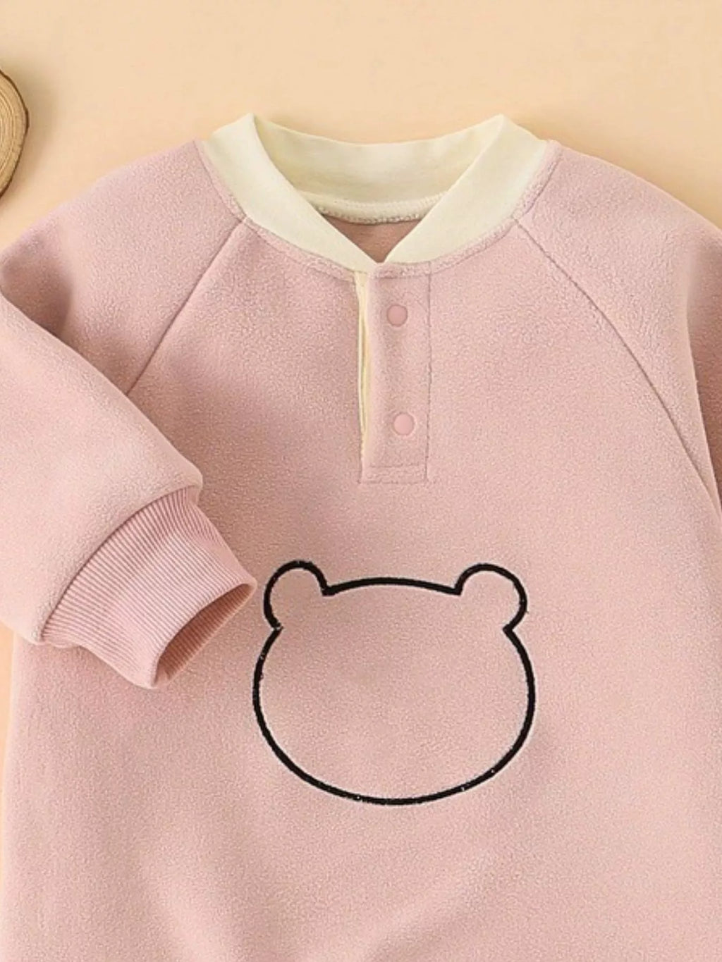 Children's Cute Bear Long Sleeve One-Piece