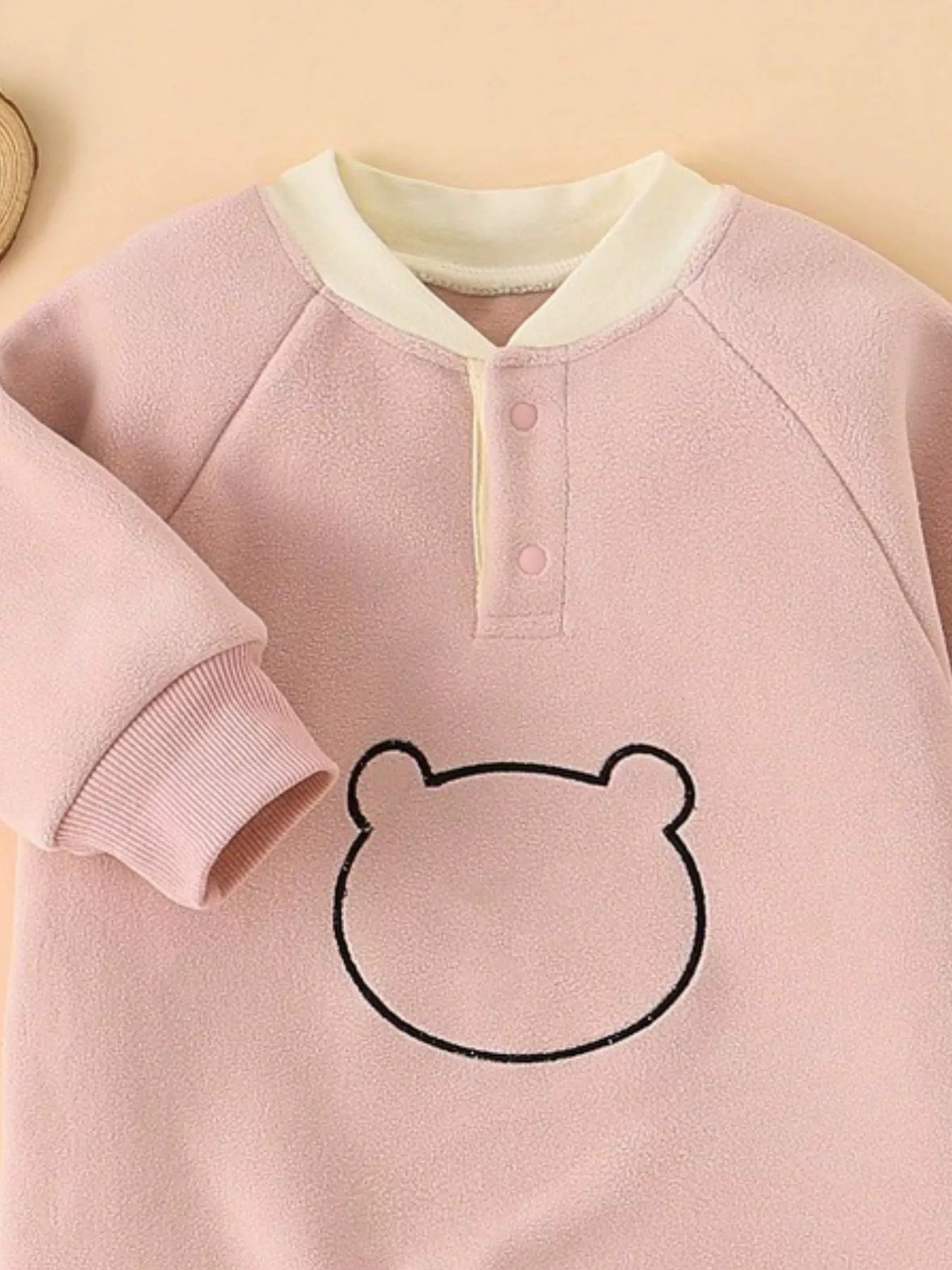 Children's Cute Bear Long Sleeve One-Piece
